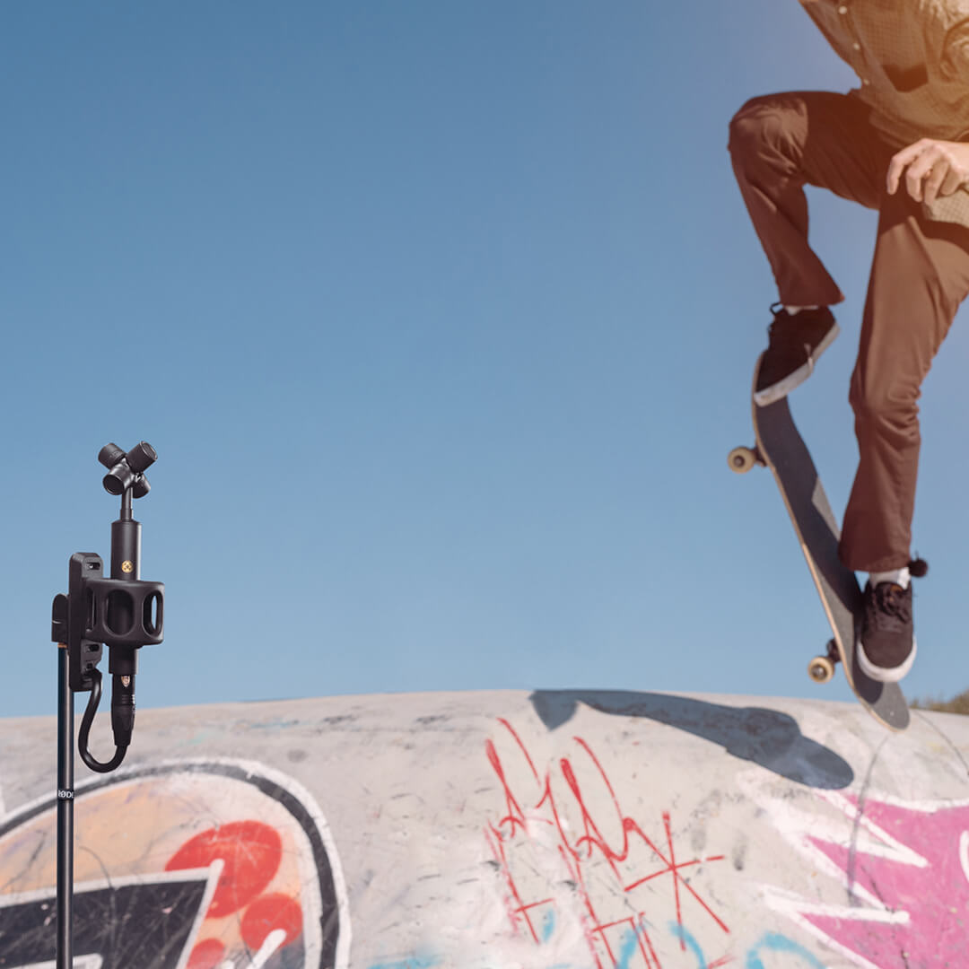 NT-SF1 grabando patineta en skatepark