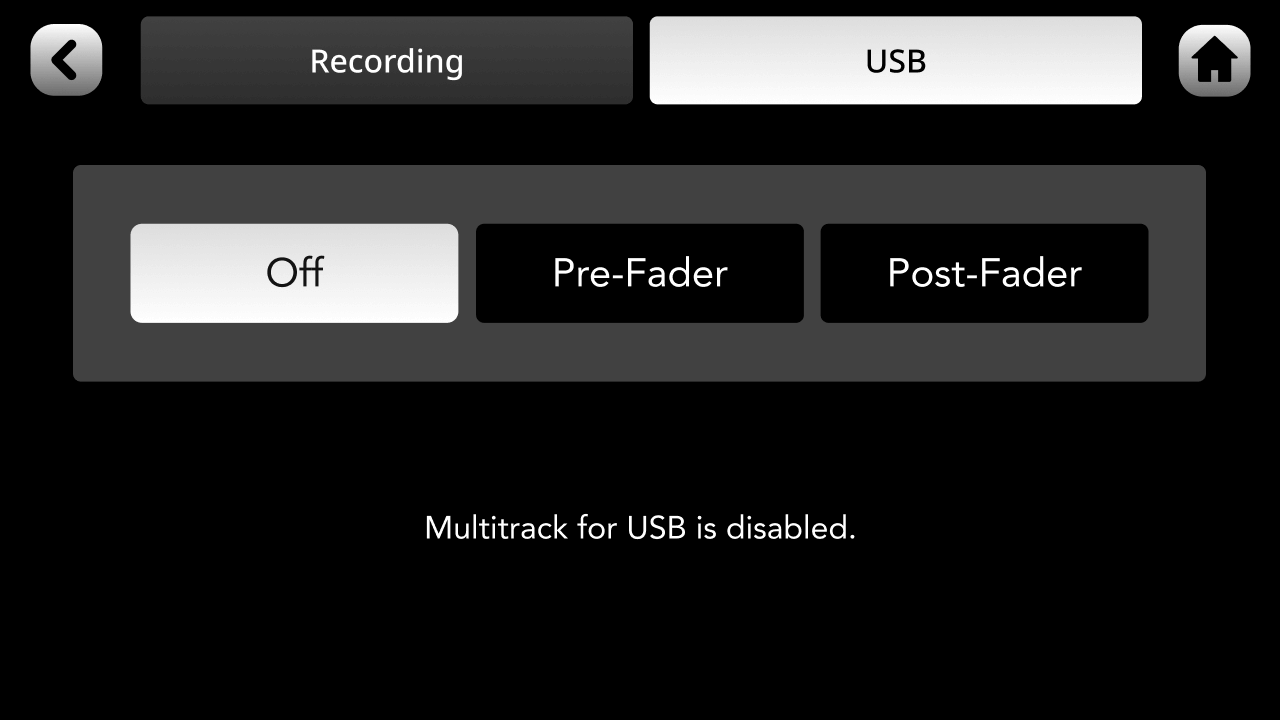 RØDECaster Pro II multitrack recording mode disabled