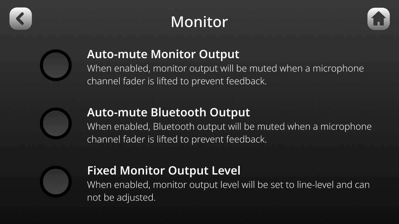 RØDECaster Pro II monitor output settings
