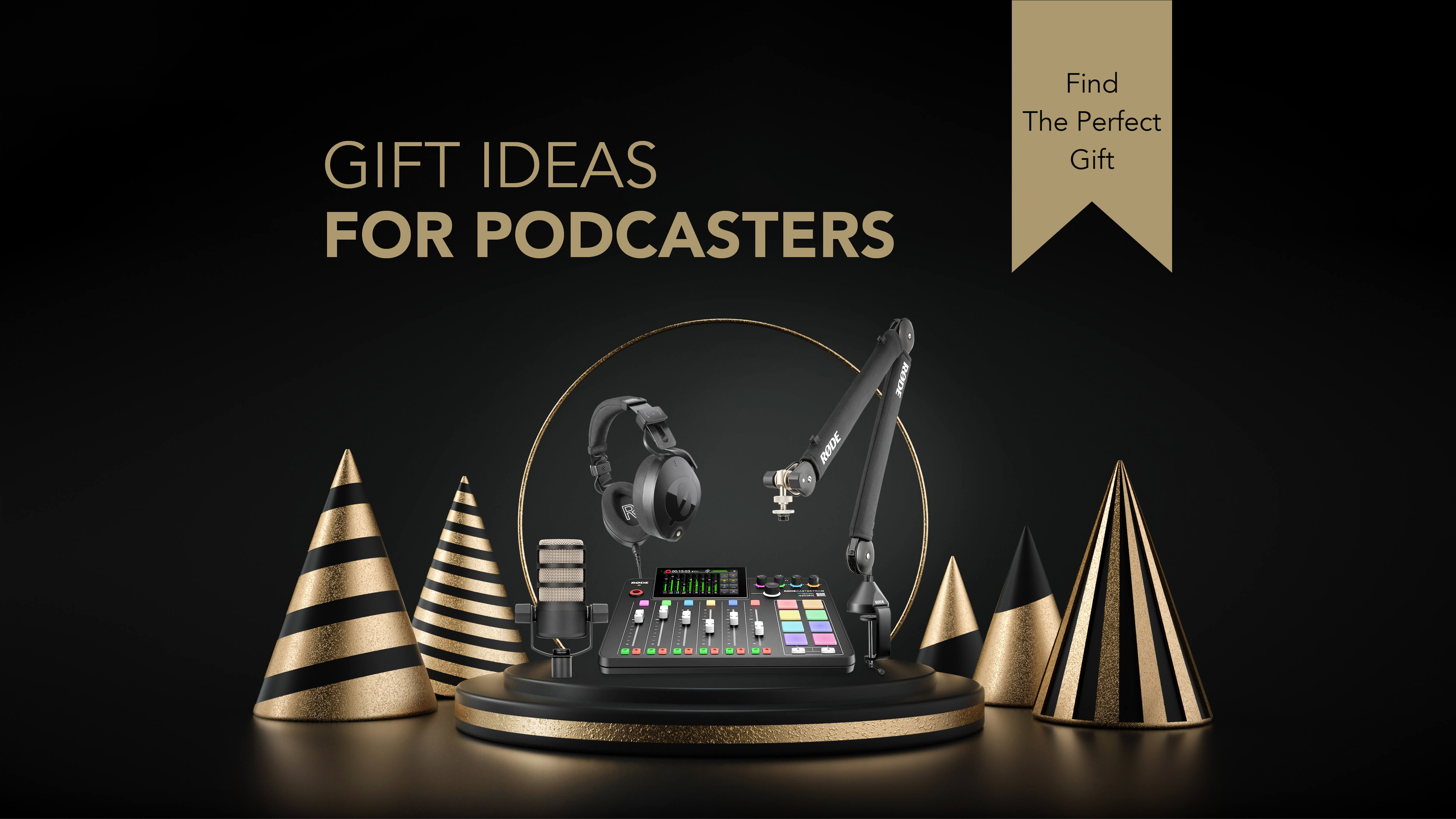 RØDECaster Pro II, PodMic, NTH-100, PSA1+ Gift Ideas For Podcasters
