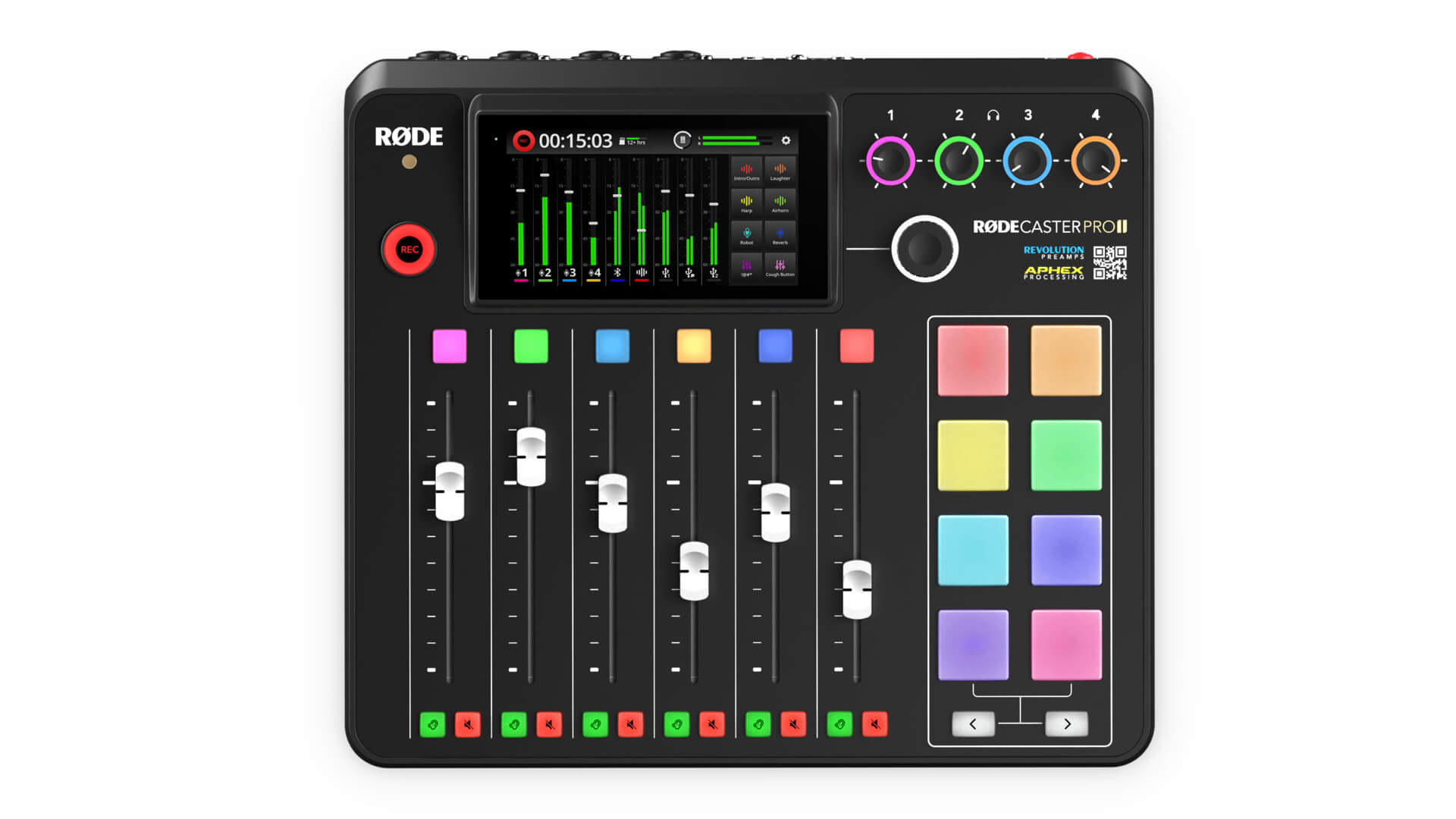 RØDECaster Pro II on white background