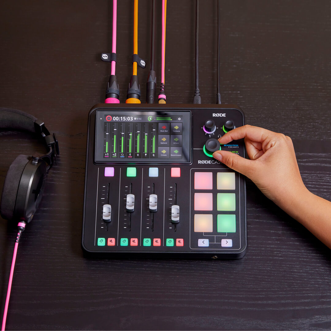 Configura y ajusta tu rodecaster pro 2 o duo