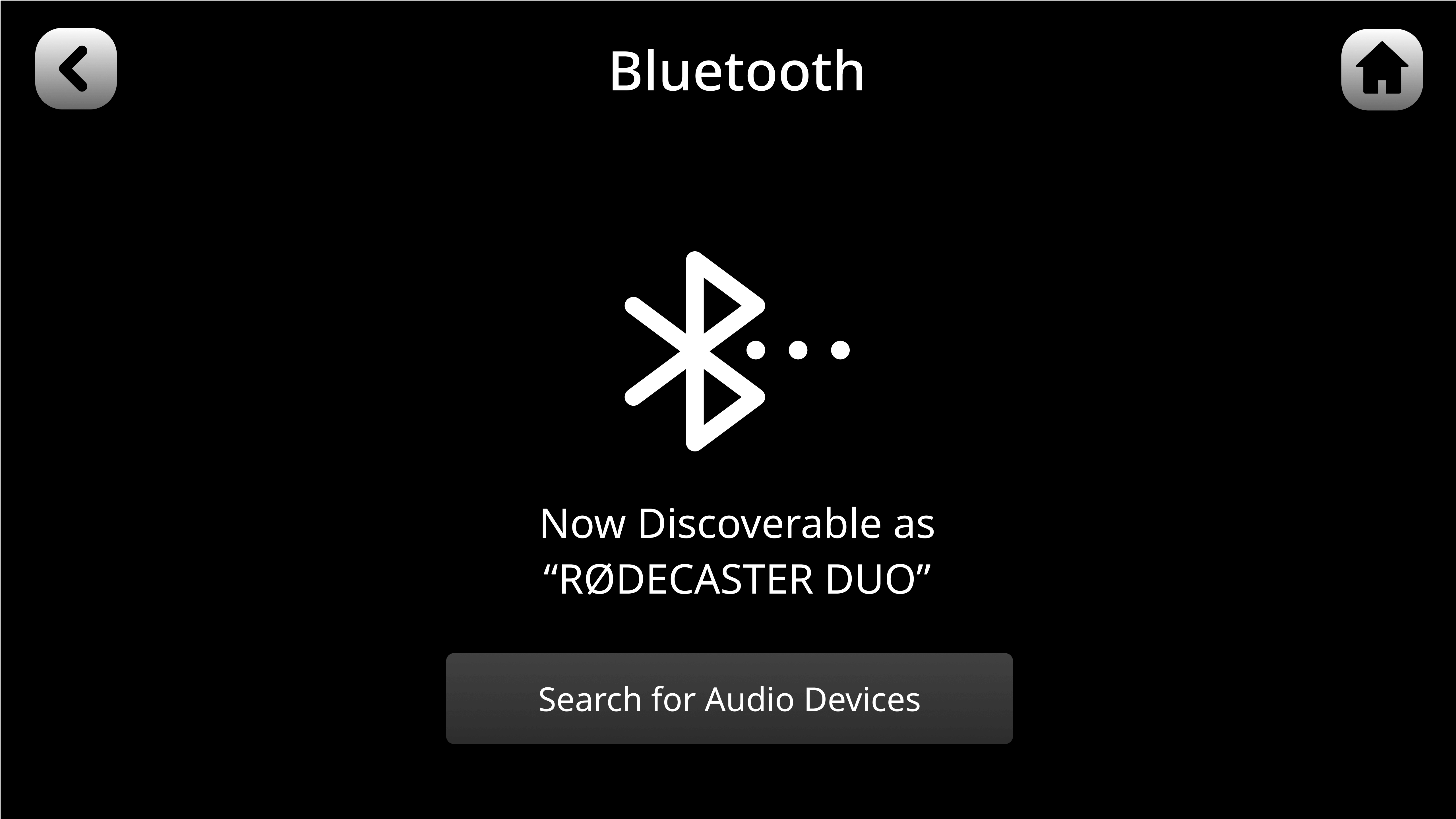 Bluetooth enabled on RØDECaster Duo