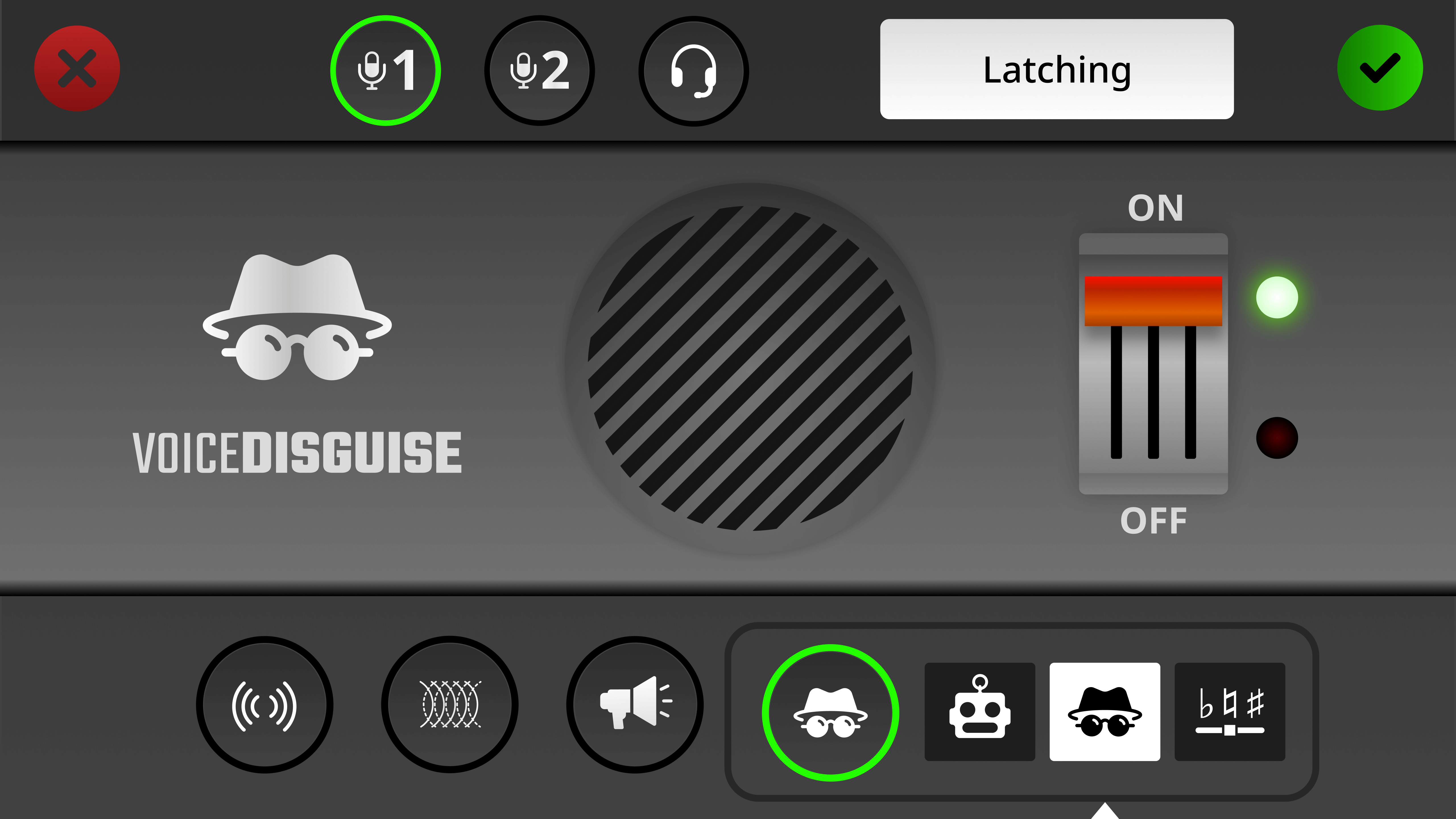 RØDECaster Duo voice disguise settings