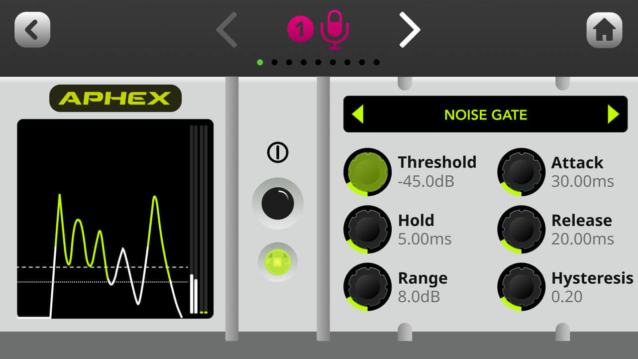 RØDECaster Duo noise gate settings
