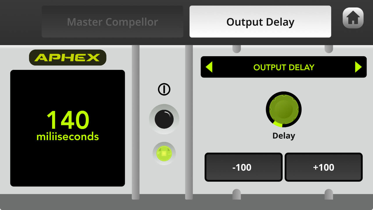 RØDECaster Duo Output Delay screen