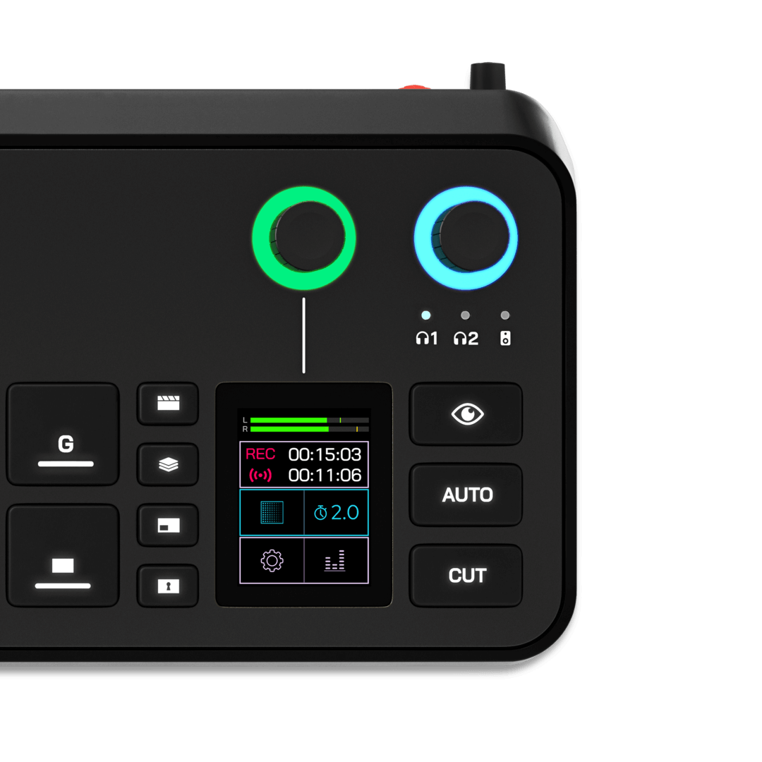 Видеоинтерфейс RØDECaster крупным планом