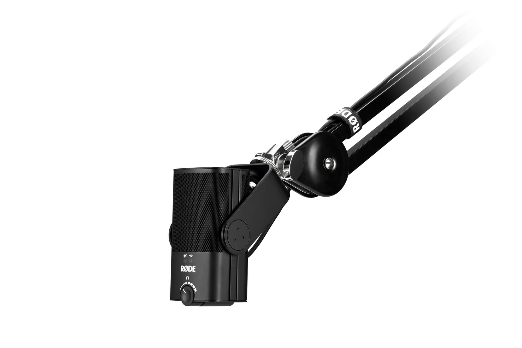 NT-USB MIni mounted to PSA1 on white background